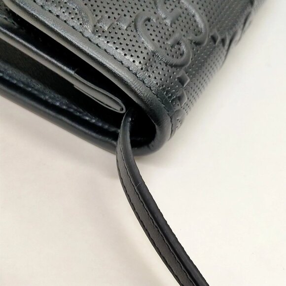 Gucci Shoulder Bag Black Leather mon-459-091025 - Picture 7 of 16